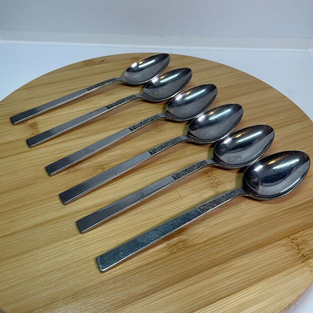 Vintage Stanley Roberts Dorette Place Oval Soup Spoon Stainless Steel Japan